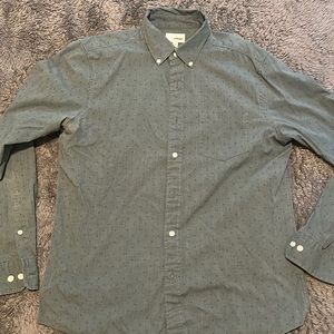 Green and blue button down Sonoma Medium